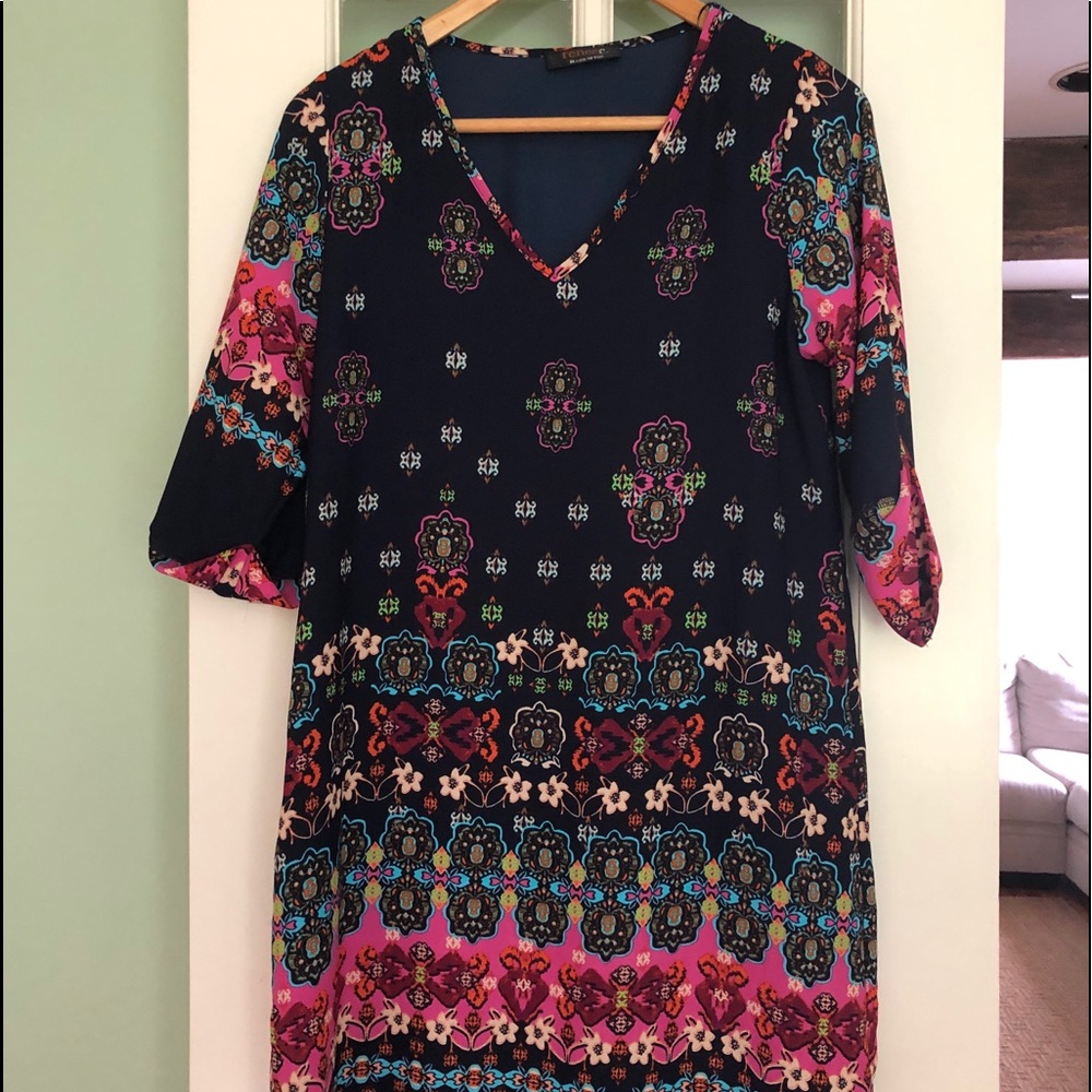 Renee C Dress in Navy.